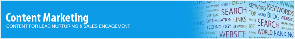 Content Marketing Content for Lead Nurturing & Sales Engagement