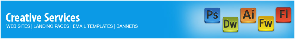 Creative Services Web Sites | Landing Pages | Email Templates | Banners